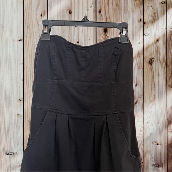 Guess Black Strapless Mini Dress. Size XS - Picture 3 of 9